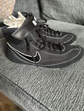 Size 12 Nike Leather Speed Sweep VII Wrestling Shoes 366683-001