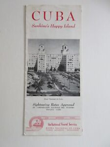 vintage Travel Brochure - Cuba Sunshine's Happy Island Havana