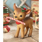 Bethany Lowe Christmas Little Retro Reindeer With Candy Cane TJ6246