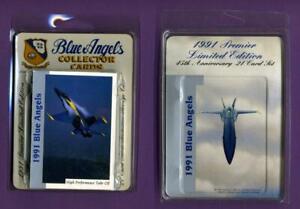 US Navy Blue Angels 1991 45th Anniversary Trading Card Set of 21 /New in Package