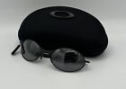 Vintage Oakley E Wire  Black Oval Y2K Sunglasses