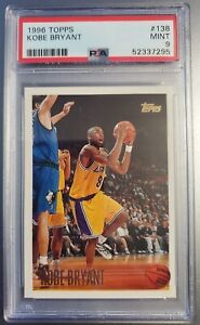 Kobe Bryant 1996 Topps PSA 9