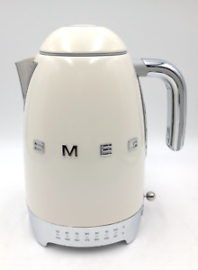 OPEN BOX - SMEG Variable Temperature Electric Water Kettle Cream