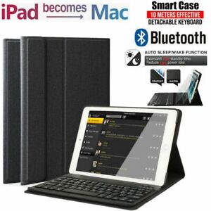 Smart Case with Bluetooth keyboard For iPad Air 1/2 Pro 9.7'' 5th 6th Gen Cover