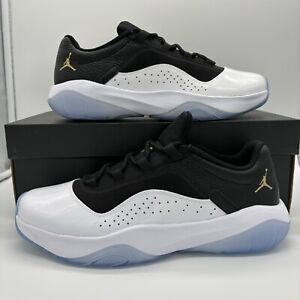 Nike Air Jordan 11 CMFT Low Black Gold White Sneakers DN4180-070 Mens Size NEW