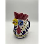 Hand Painted Made in Italy Ceramic Rooster Creamer Pitcher