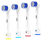 Replacement Toothbrush Heads Compatible with Oral B Braun, 4 Pack Professional E