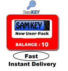 SamKey Account 10 Credits Pack CSC or Unlock  Galaxy S23 A15 ( A155M , A325F)