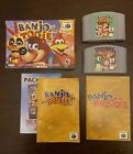Banjo Kazooie & Banjo Tooie (N64) Complete In Box with Manuals