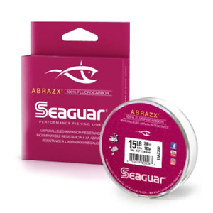 Seaguar Abrazx Fluorocarbon Clear Fishing Line 200Y Bass & Trout Fishing Line