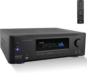 Pyle Hi-Fi Bluetooth Home Theater Receiver - 5.2-Ch Surround Sound Stereo ampli.