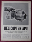 2/1960 PUB SOLAR AIRCRAFT GAS TURBINE HELICOPTER APU ORIGINAL AD