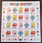 Mint US Message Monsters Pane of 20 Forever Stamps Scott# 5636-5639 (MNH)