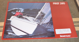 Vintage Sail Boat First 285 BENETEAU YACHTS Sales Brochure