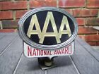 1950s Antique AAA Emblem License plate Topper Vintage Chevy Ford Hot Rod gm bomb