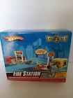 Hot Wheels,  Fire Station, City Sets, Multi-Level Play, New Open Box