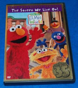 Sesame Street Elmo's World The Street We Live On DVD, Complete Tested Cleaned