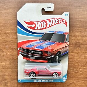 Hot Wheels 2023 - American Steel 1967 Ford Mustang Coupe - Red HRR22 - 4/8