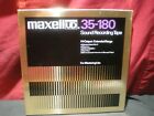 Maxell  UD 35-180  10 1/2 Inch  Aluminum Spool Slightly Used Reel To Reel Tape