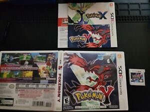 Pokemon Y, 3DS (US) - Complete w/Manual - Authentic/Tested, Great Condition!