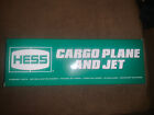 HESS LIMITED EDITION  2021 HOLIDAY TOY TRUCK CARGO PLANE AND JET