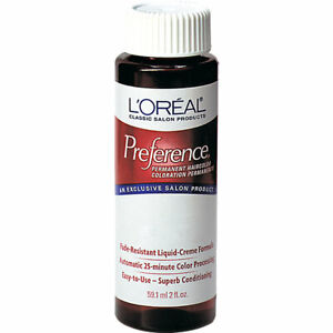 Loreal Technique Preference Hair Color 2 oz **NEW *You Pick Color *FREE SHIPPING