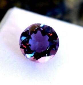 Natural 4.30 Ct Round Cut Color Changing Alexandrite Loose Gemstone