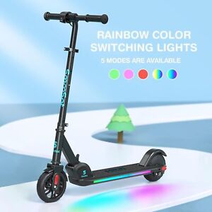 ADJUSTABLE FOLDABLE ELECTRIC SCOOTER 5 to 10MPH 150W LIGHTWEIGHT KIDS E-SCOOTE