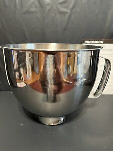 Kitchen Aid Tilt-Head Mixer Bowl with Handle, Stainless Steel, 5-Quart