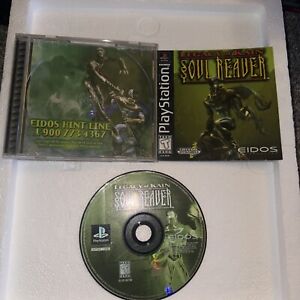 Legacy of Kain: Soul Reaver (Sony PlayStation 1 PS1, 1999) Game, Card, & Manual