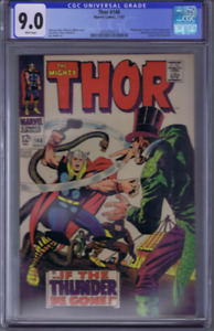 Thor #146 Marvel 1967 CGC 9.0 ( VF/NM) Ringmaster Story, Origin of Inhumans