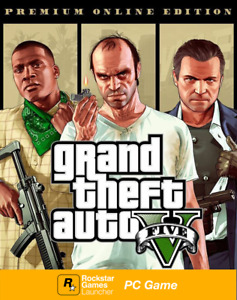 GTA 5 PC Game Grand Theft Auto V Premium Online Edition Rockstar Key