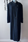 Vintage A. Sachs For Perlette Black Wool Women’s Long Trench Coat