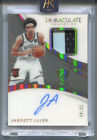 2017-18 PANINI IMMACULATE RC #115 JARRETT ALLEN NUMBERS PATCH AUTO AUTOGRAPH /31