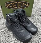 Keen Men's Nxis Evo Mid WP Boots Hiking Shoes Mens 10.5 Triple Black Nearly New