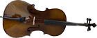 New 3/4 Solid Wood Natural Brown with Ebony Accessorie Cello +Bow + Rosin + Bag