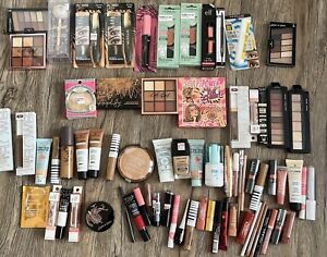 Lot Of 70 Mixed MAKEUP, Elf, Physicians, Flower, L’Oréal, W/Repeats As Pictured