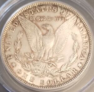 1879 (P) Morgan Silver Dollar - Uncirculated MS60 - GORGEOUS REFLECTIVE TONE!