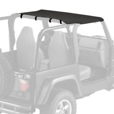 Jeep Sun Top for 97-06 Wrangler TJ in Black Sailcloth (For: Jeep Wrangler)