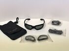 Wiley X Z87-2 Sport Goggles Sunglasses Tactical Ballistic Safety Black 6 Pc Set