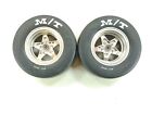 2x Mickey Thompson 1/10 2wd Drag Truck Tires on 12mm Hex Wheels Losi 22S Drag