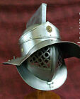 18G Medieval SCA LARP Fabri Armour Murmillo Gladiator Helmet Engraved Replica