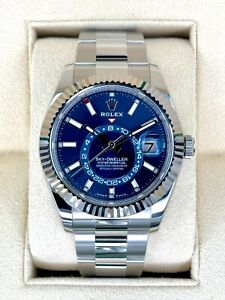 NEW 2024 Rolex Sky-Dweller 42mm 336934 Stainless Steel Oyster Blue Dial