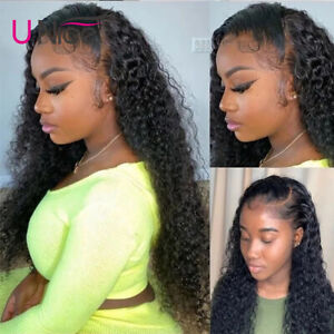 UNice Hair Cambodian Curly 13x4 Lace Front Human Hair Wigs for Women Pre Plucked
