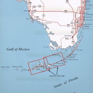 Top Spot N-208 Middle Keys Fishing Map