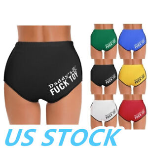 US Women's Printed Booty Shorts Hot Pants Gym Workout Running Shorts Underwear