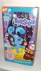 RARE 2004 VHS BLUES CLUES BLUESTOCK: Sing and Dance with Blue!