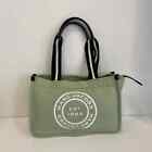NWT MARC JACOBS Small Signet Canvas Tote Bag Mint