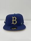 Brooklyn Dodgers New Era Jackie Robinson Blue Fitted MLB Cap Hat Size 8
