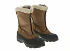 Sorel Womens Claimornt Thermolite Snow Boots Brown Sz 10 Faux Fur Zip NL1160-024